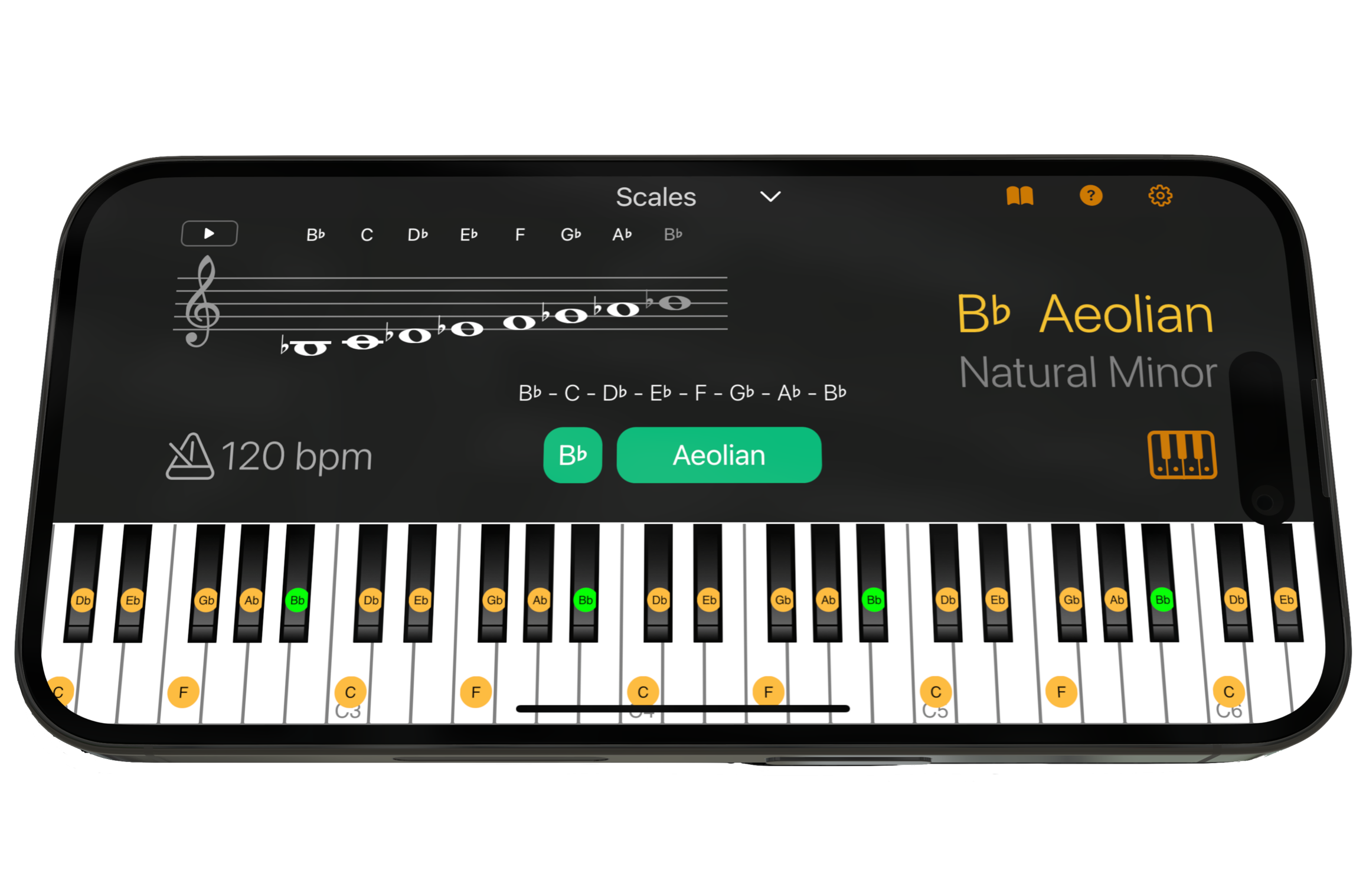 Chordio Learn Music Scales Workspace