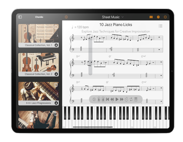 Practice Sheet Music with Chordio