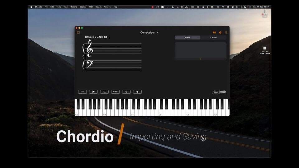Thumbnail for the Chordio — Importing and Saving tutorial